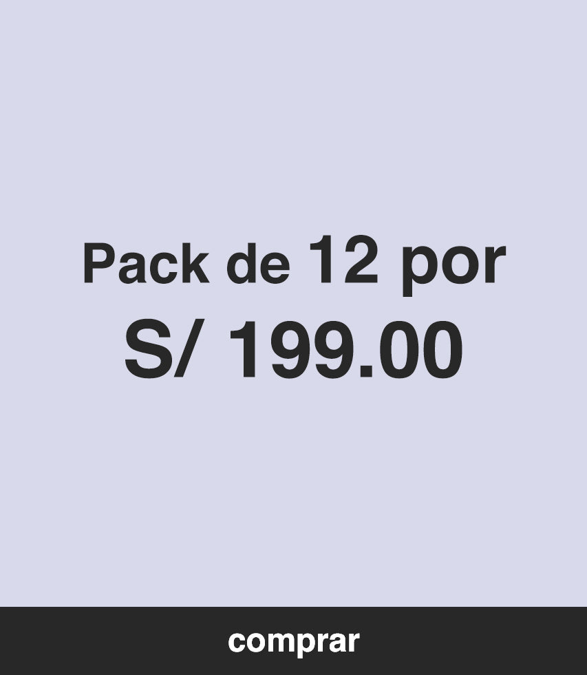 Niñas Pack x 12